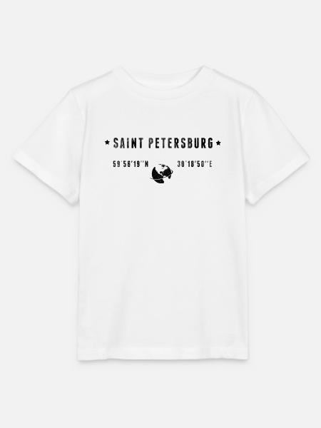 St Petersburg - Stanley/Stella Kinder T-Shirt MINI CREATOR - Weiß