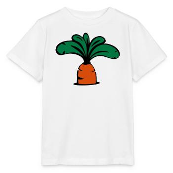Möhre Icon - Stanley/Stella Kinder T-Shirt MINI CREATOR  - Weiß - Vorne - Maike (125cm)