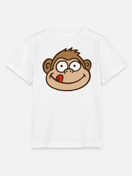 Affe - Stanley/Stella Kinder T-Shirt MINI CREATOR  - Weiß