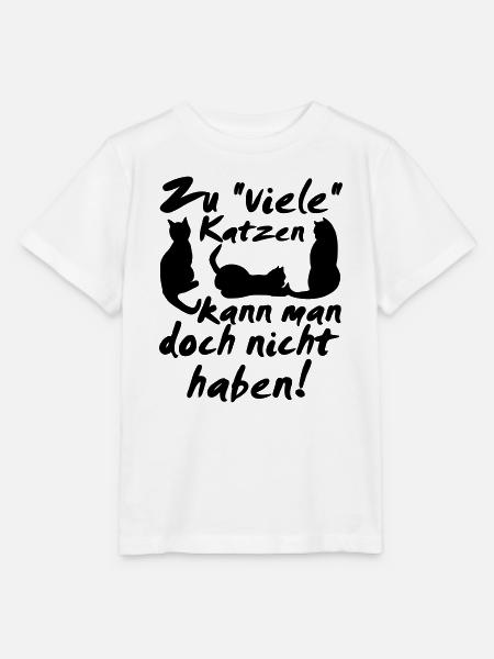 Katzen Spruch Katze Tier Haustier Geschenk lustig - Stanley/Stella Kinder T-Shirt MINI CREATOR  - Weiß