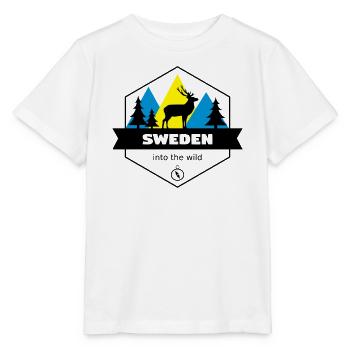 Schweden in die Wildnis - Stanley/Stella Kinder T-Shirt MINI CREATOR  - Weiß - Vorne - Maike (125cm)