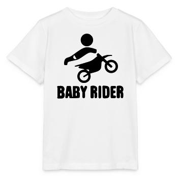 Baby Rider  - Stanley/Stella Kinder T-Shirt MINI CREATOR  - Weiß - Vorne - Maike (125cm)