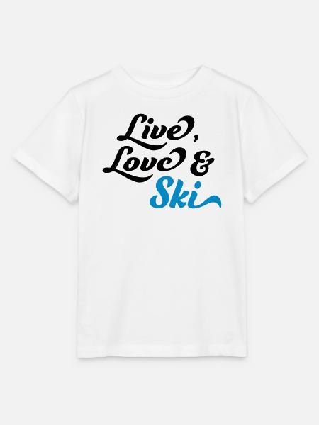 Ski - Stanley/Stella Kinder T-Shirt MINI CREATOR - Weiß