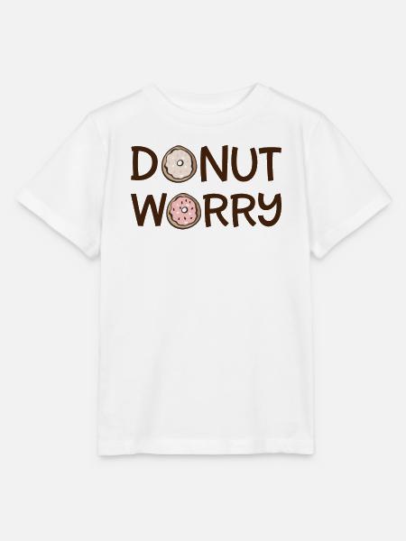 Donut worry - Stanley/Stella Kinder T-Shirt MINI CREATOR - Weiß