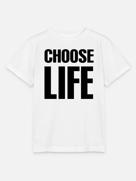 Choose life - Stanley/Stella Kinder T-Shirt MINI CREATOR - Weiß