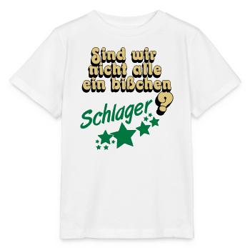 Schlager Party , Schlager Musik , Schlager Spaß - Stanley/Stella Kinder T-Shirt MINI CREATOR  - Weiß - Vorne - Maike (125cm)