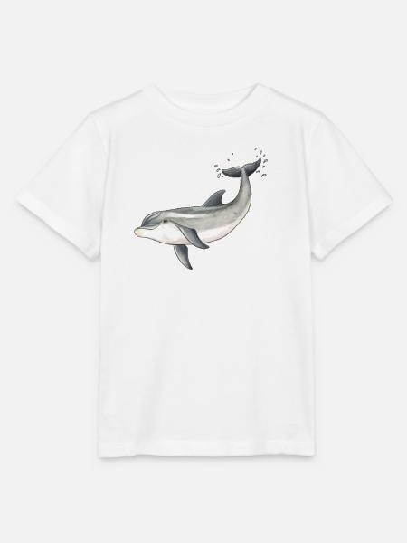 Baby-Delphin - Baby Delphin Design - Bebe dauphininsel - Stanley/Stella Kinder T-Shirt MINI CREATOR - Weiß