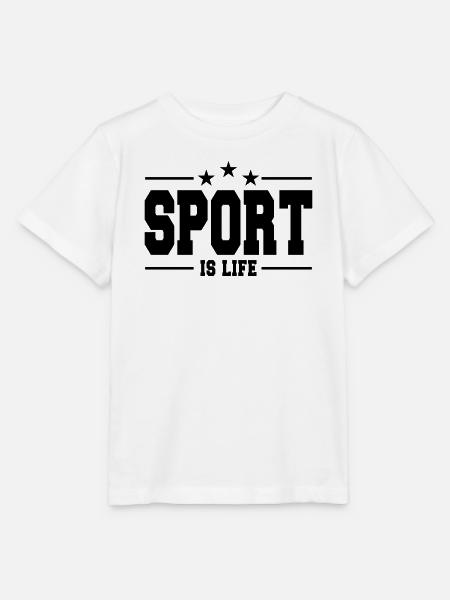 Sport ist Leben - Stanley/Stella Kinder T-Shirt MINI CREATOR - Weiß