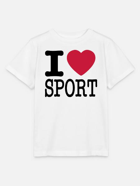 Ich liebe Sport - Stanley/Stella Kinder T-Shirt MINI CREATOR - Weiß