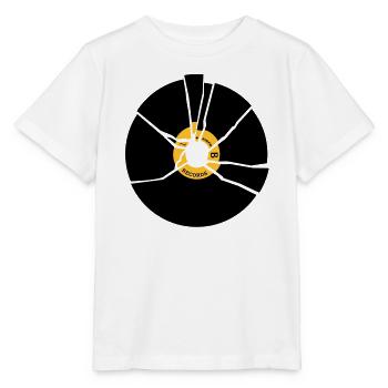 broken record cd vinyl - Stanley/Stella Kinder T-Shirt MINI CREATOR  - Weiß - Vorne - Maike (125cm)