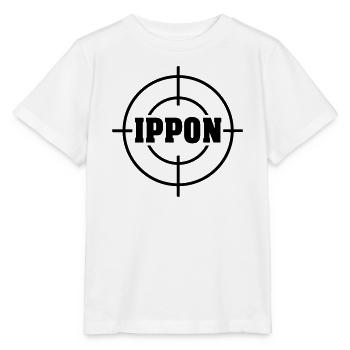 Target Ippon Judo Vektor - Stanley/Stella Kinder T-Shirt MINI CREATOR  - Weiß - Vorne - Maike (125cm)