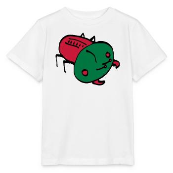 couleur insecte vecteur insecte animal rampant - T-shirt bio MINI CREATOR Stanley/Stella Enfant - blanc - Devant - Maike (125cm)