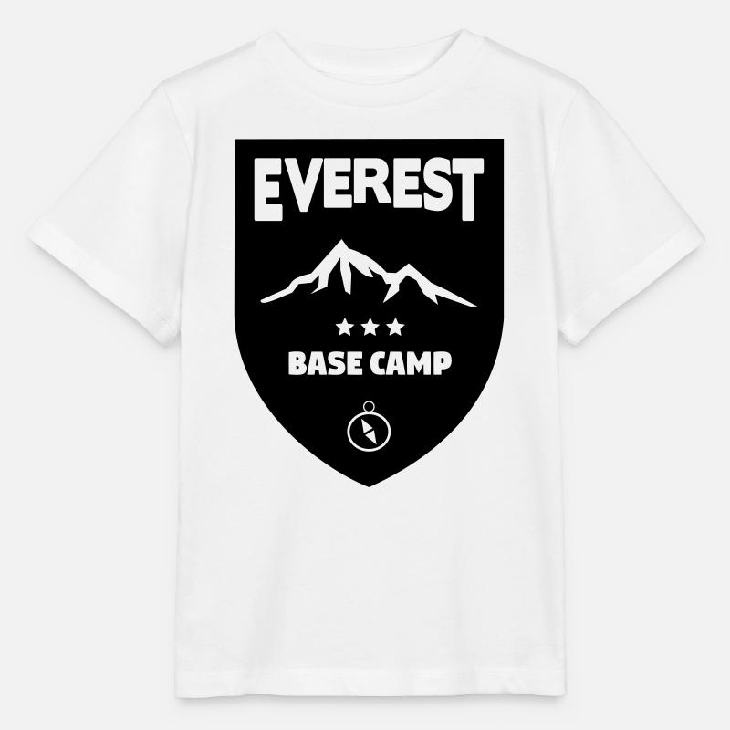 Mount Everest Basecamp - Stanley/Stella MINI CREATOR Kids’ T-Shirt - white