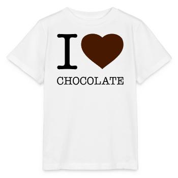 I LOVE CHOCOLATE Schokolade - Stanley/Stella MINI CREATOR Kids’ T-Shirt - white - Front - Maike (125cm)