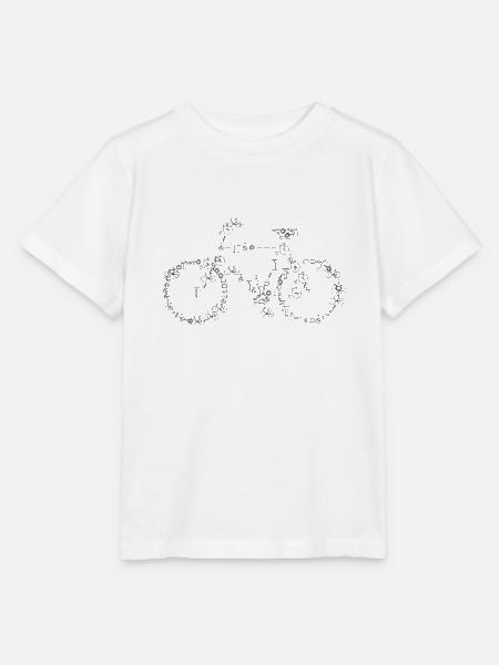 Bicycle Art - Stanley/Stella Kinder T-Shirt MINI CREATOR - Weiß