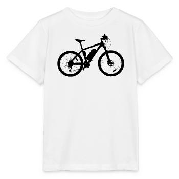 E-Bike - T-shirt bio MINI CREATOR Stanley/Stella Enfant - blanc - Devant - Maike (125cm)