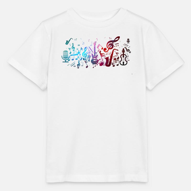 Music - T-shirt bio MINI CREATOR Stanley/Stella Enfant - blanc
