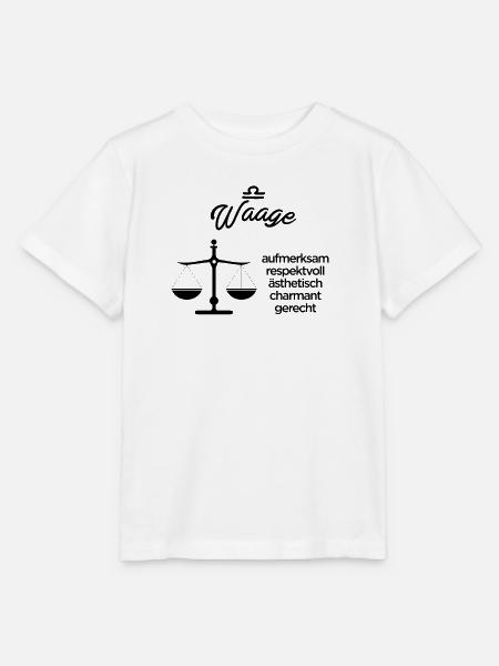 Sternzeichen Waage - Stanley/Stella Kinder T-Shirt MINI CREATOR - Weiß