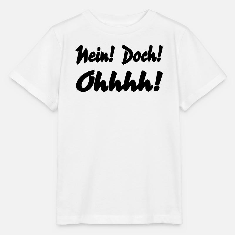 Nein Doch Ohhhh - Stanley/Stella Kinder T-Shirt MINI CREATOR  - Weiß