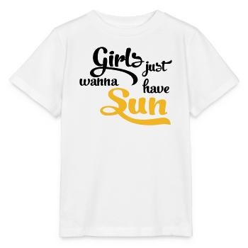 sun - Stanley/Stella MINI CREATOR Kids’ T-Shirt - white - Front - Maike (125cm)