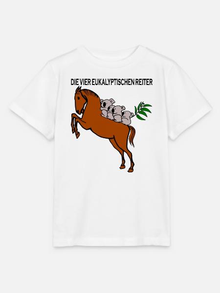 Die vier eukalyptischen Reiter - Stanley/Stella Kinder T-Shirt MINI CREATOR - Weiß