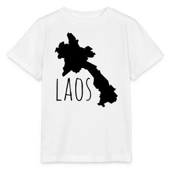 Laos - Stanley/Stella Kinder T-Shirt MINI CREATOR  - Weiß - Vorne - Maike (125cm)