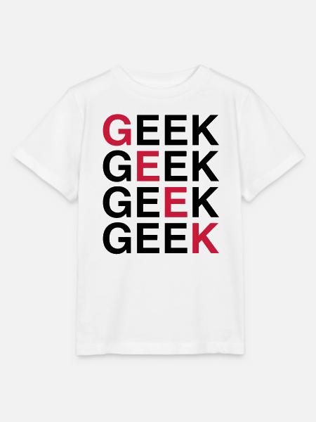 Geek! - Stanley/Stella Kinder T-Shirt MINI CREATOR  - Weiß