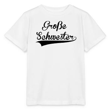 Große Schwester - Stanley/Stella Kinder T-Shirt MINI CREATOR  - Weiß - Vorne - Maike (125cm)