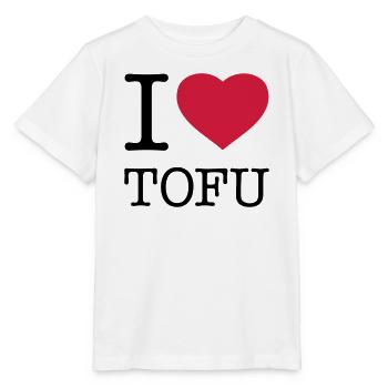 I LOVE TOFU Soja - Stanley/Stella Kinder T-Shirt MINI CREATOR  - Weiß - Vorne - Maike (125cm)