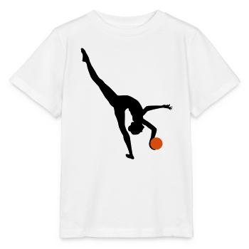 Gymnastik - Stanley/Stella Kinder T-Shirt MINI CREATOR  - Weiß - Vorne - Maike (125cm)