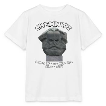 Chemnitz home of the Nischel - Stanley/Stella MINI CREATOR Kids’ T-Shirt - white - Front - Maike (125cm)