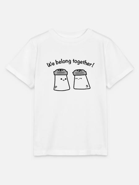 Liebe Beziehung Salz Pfeffer - Stanley/Stella Kinder T-Shirt MINI CREATOR - Weiß