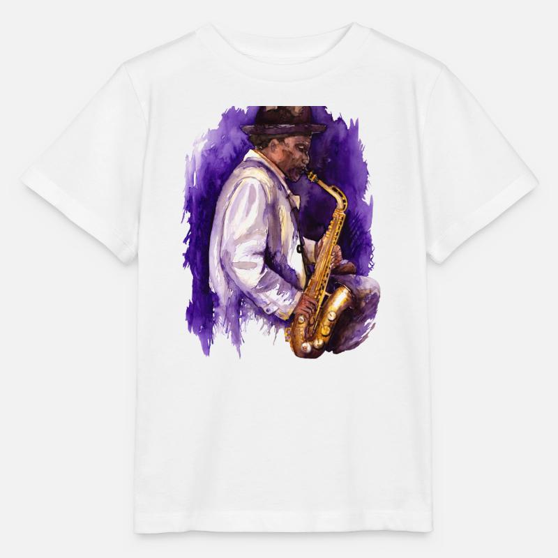 saxo - T-shirt bio MINI CREATOR Stanley/Stella Enfant - blanc