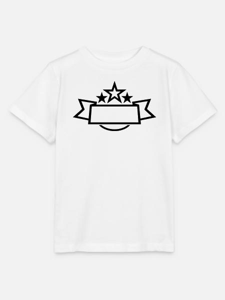 sterne banner - Stanley/Stella Kinder T-Shirt MINI CREATOR  - Weiß
