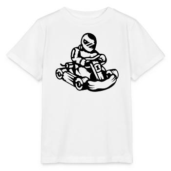 Kart Rennauto - Stanley/Stella Kinder T-Shirt MINI CREATOR  - Weiß - Vorne - Maike (125cm)