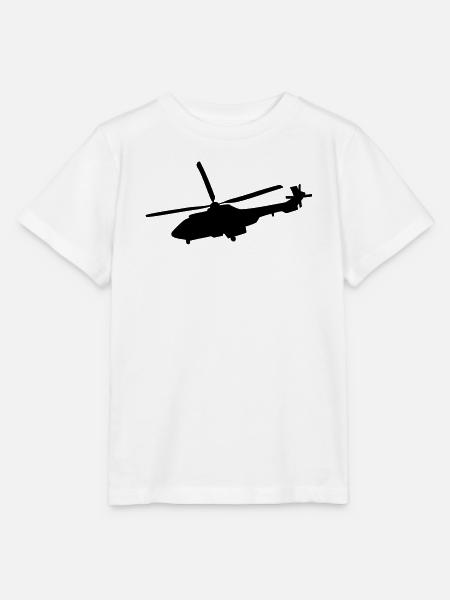 Hubschrauber - Stanley/Stella Kinder T-Shirt MINI CREATOR - Weiß