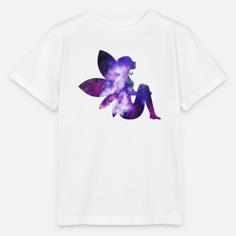 Fairy Galaxy - Stanley/Stella MINI CREATOR Kids’ T-Shirt - white