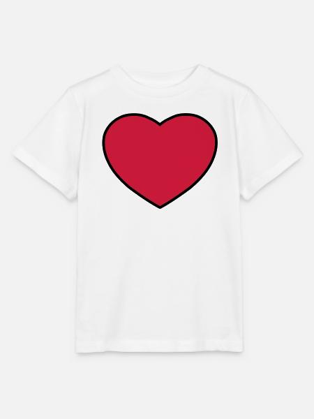 Herz - Stanley/Stella Kinder T-Shirt MINI CREATOR  - Weiß