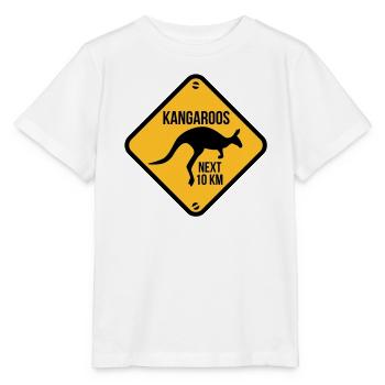 australie - australia - kangourou - T-shirt bio MINI CREATOR Stanley/Stella Enfant - blanc - Devant - Maike (125cm)
