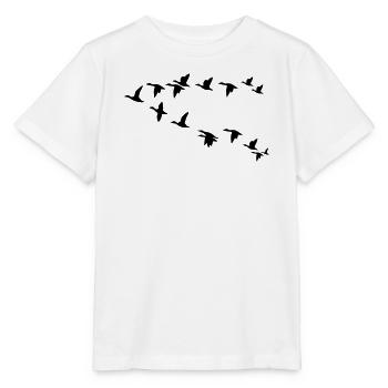 Troupeau d’oiseaux troupeau d’oiseaux - T-shirt bio MINI CREATOR Stanley/Stella Enfant - blanc - Devant - Maike (125cm)