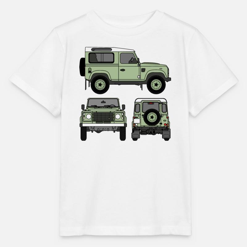 Defender 90 - Seiten - Stanley/Stella Kinder T-Shirt MINI CREATOR  - Weiß