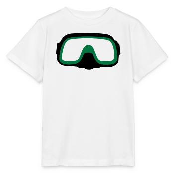 Taucherbrille - Stanley/Stella Kinder T-Shirt MINI CREATOR  - Weiß - Vorne - Maike (125cm)