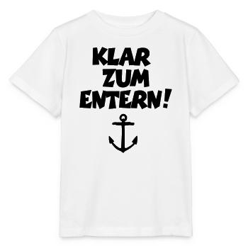 Stand by to board! - Stanley/Stella MINI CREATOR Kids’ T-Shirt - white - Front - Maike (125cm)