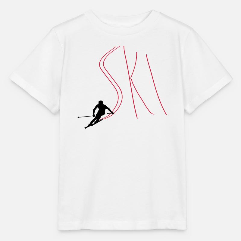 Ski - Stanley/Stella Kinder T-Shirt MINI CREATOR  - Weiß