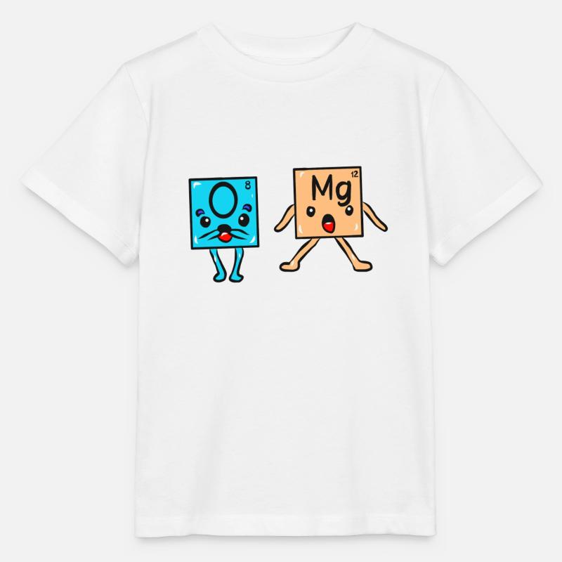 Science Physique Chimie OMG - T-shirt bio MINI CREATOR Stanley/Stella Enfant - blanc