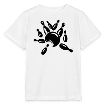 Kegel und Kugel - Stanley/Stella Kinder T-Shirt MINI CREATOR  - Weiß - Vorne - Maike (125cm)