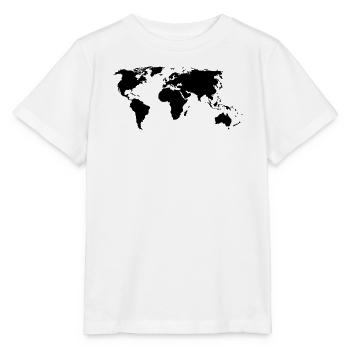 weltkarte - Stanley/Stella Kinder T-Shirt MINI CREATOR  - Weiß - Vorne - Maike (125cm)
