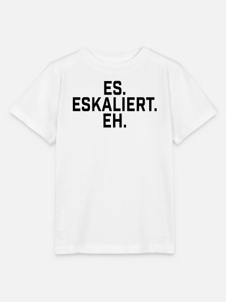 Es. Eskaliert. eh. - Stanley/Stella Kinder T-Shirt MINI CREATOR - Weiß