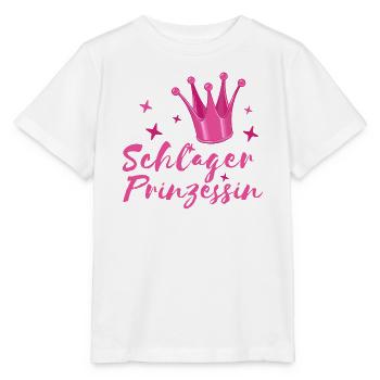 Schlager Princess Schlagerfan Krone musique folklorique - T-shirt bio MINI CREATOR Stanley/Stella Enfant - blanc - Devant - Maike (125cm)