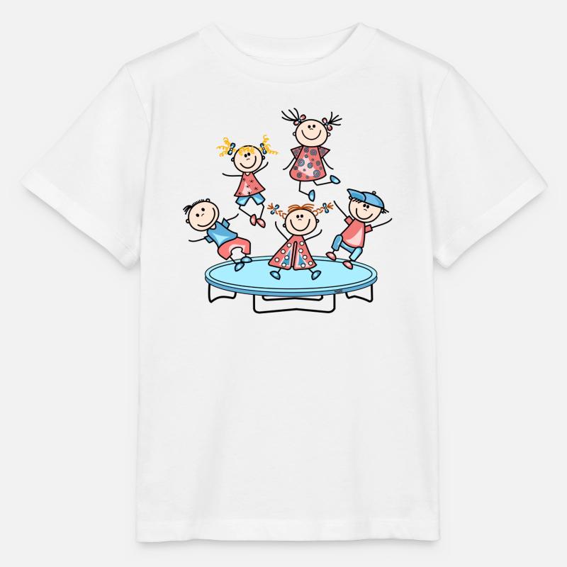 Trampoline - T-shirt bio MINI CREATOR Stanley/Stella Enfant - blanc